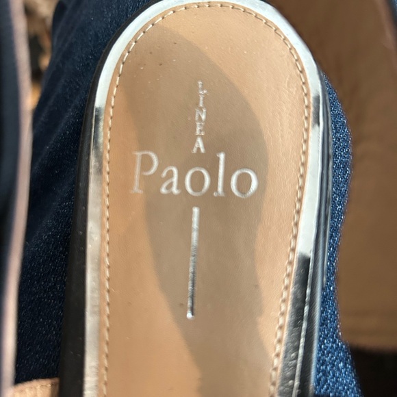 Paolo Elegant Black Leather Slingback Flats - Picture 8 of 9